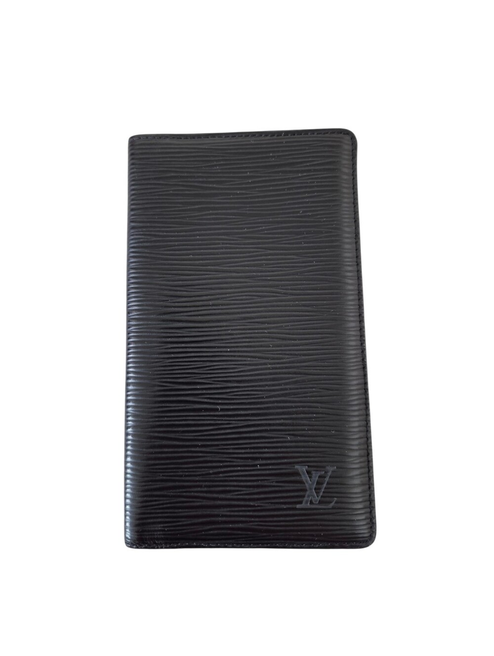 Louis Vuitton Epi Black Leather Passport Credit Card Wallet